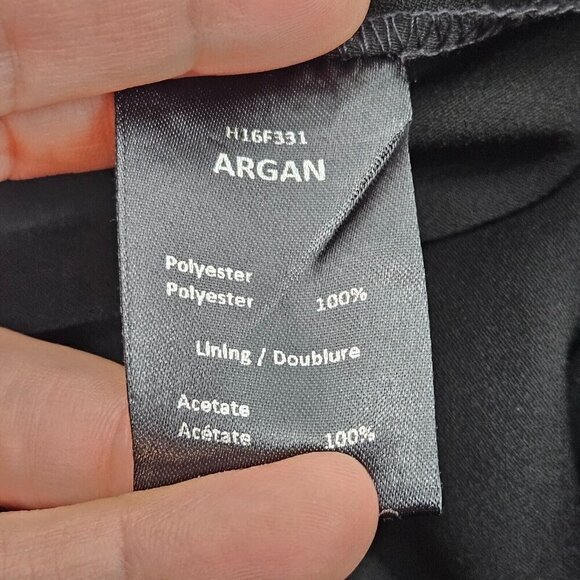 Anne Fontaine Argan Pants Black Maxi Trousers Fluid Crepe Women’s Size 42 US 10 - Picture 7 of 12